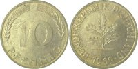 d 38369D~1.2a 10 Pfennig 1969D bfr Erstabschlag (EA)! ! J 383