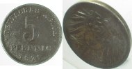  0 5 Pf   U29721A2.0 5 Pfennig  1921A glatter Rand vz J 297 10,00 EUR Differenzbesteuert nach §25a UstG zzgl. Versand