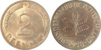 d 1.0 2 Pf 38158F~1.0 2 Pfennig 1958F stgl J 381