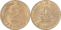 d 1.0 2 Pf 38159J~1.0 2 Pfennig 1959J stgl J 381