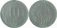 d  S29817F2.0 10 Pfennig  1917F S45 vz !! J 298