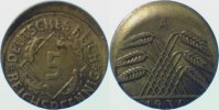 d 5 5 Pf P31636A2.5 5 Pfennig  1936A D10 ss/vz J 316