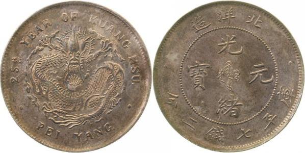 WELTM.-GG-9 Chihli   25. year 1899 unc. toned  