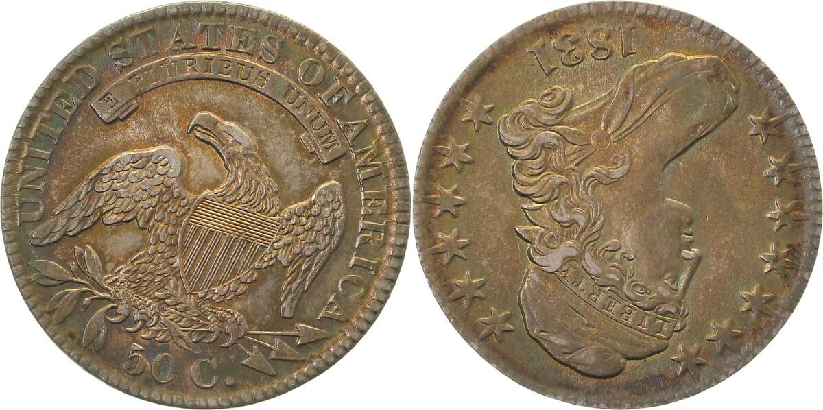 WELTM.-USA-1831-GG   USA 1831 Unc. nice toning null  